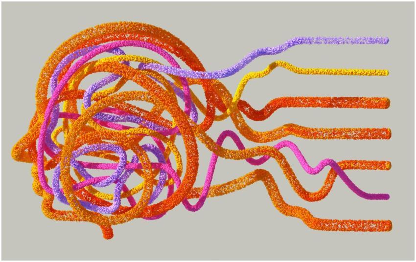 Vibrant 3D rendering depicting the complexity of n