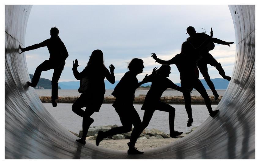 Friendship Fun Backlighting Together