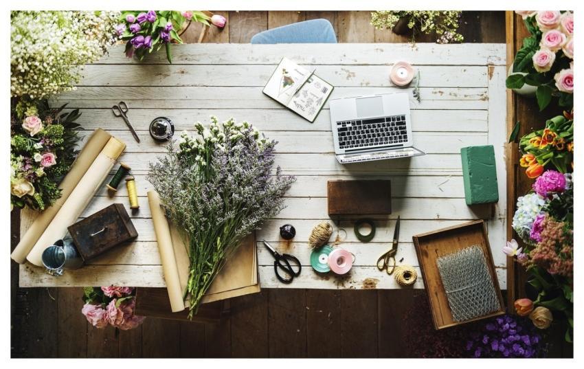 Arrangement Attractive Beautiful Flower Background