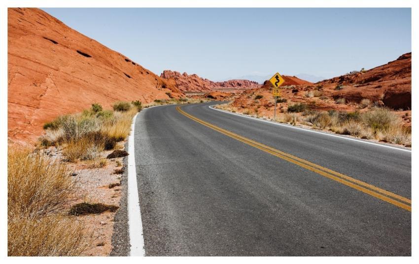 Desert Road Badlands Barren