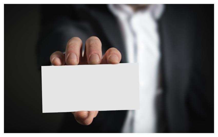 Business Businessman Business Card Imprint