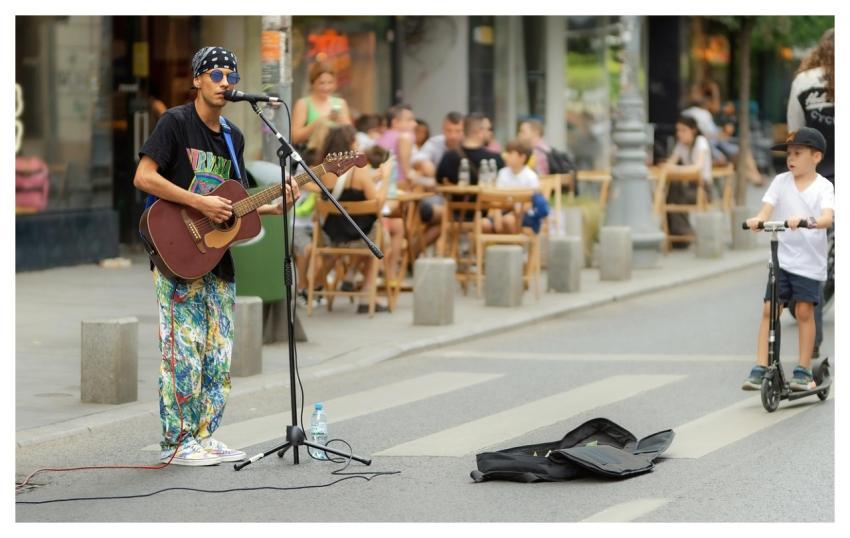 Busking Busker Musician Artist