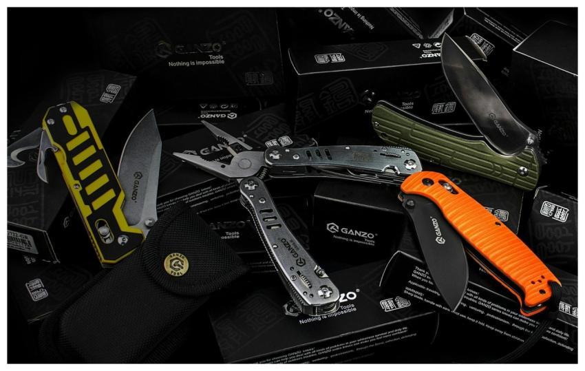 A collection of diverse folding knives and multito