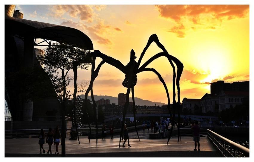 Cityscape Spider Metal Creature