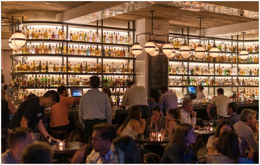 Experience the lively atmosphere of a bustling New