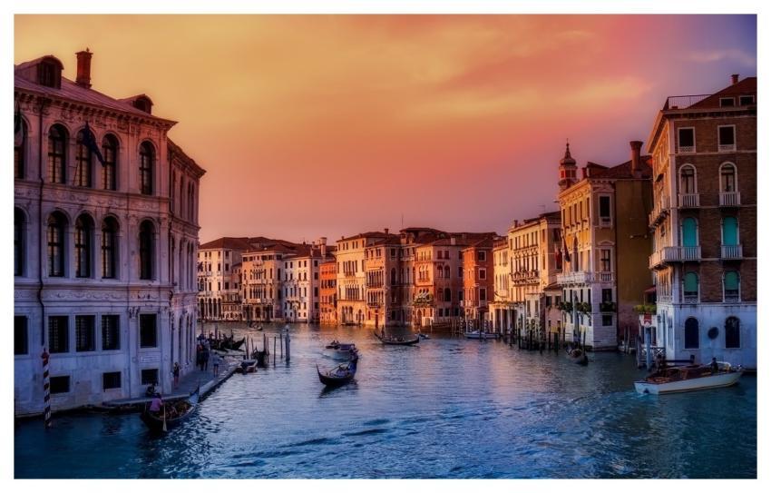 Venice Italy Boats City