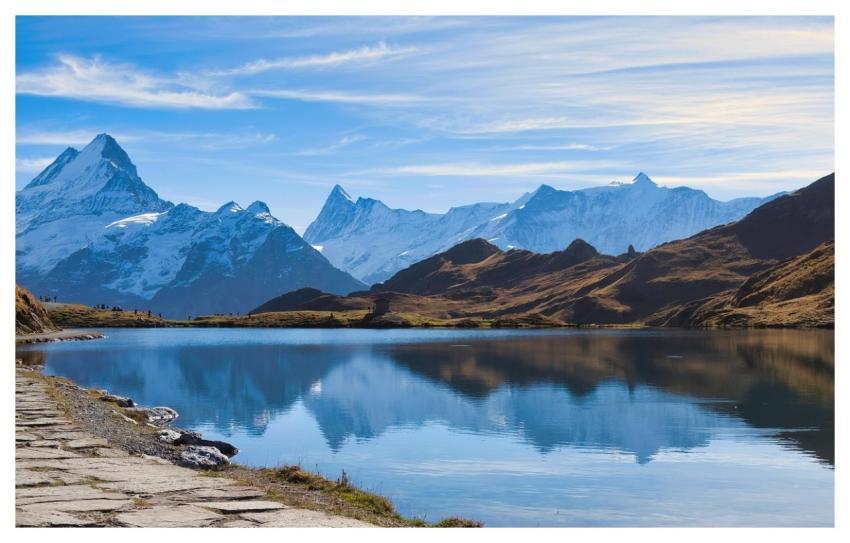 Bachalpsee Lake Mountains Grindelwald