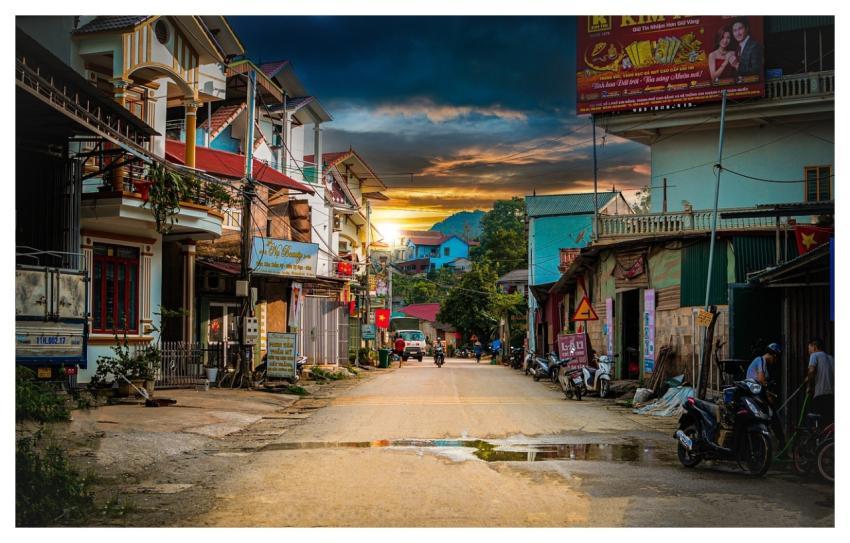 Town Countryside Village Asia