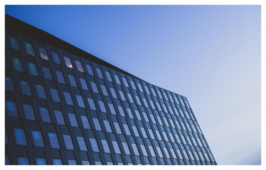 Glass Building City Modern