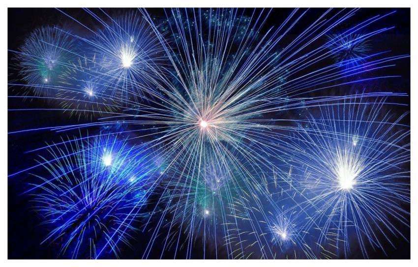 Fireworks New Year's Eve Pyrotechnics Spark