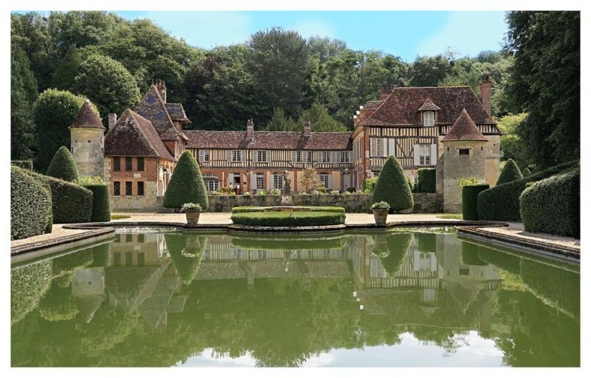 Chateau Lodge Beautiful Nature Wallpaper 4K