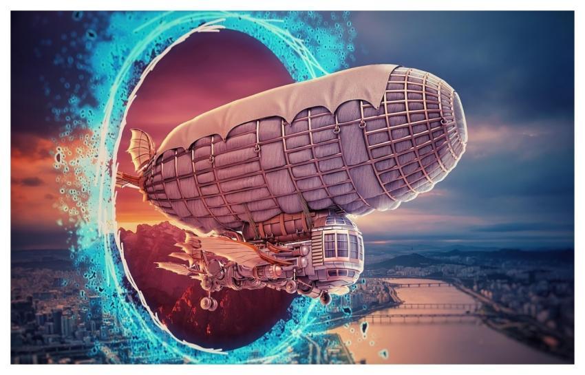Portal Steampunk Surreal Fantasy