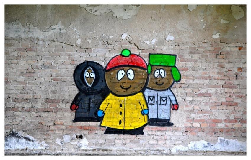 Graffiti South Park Street Art Painting