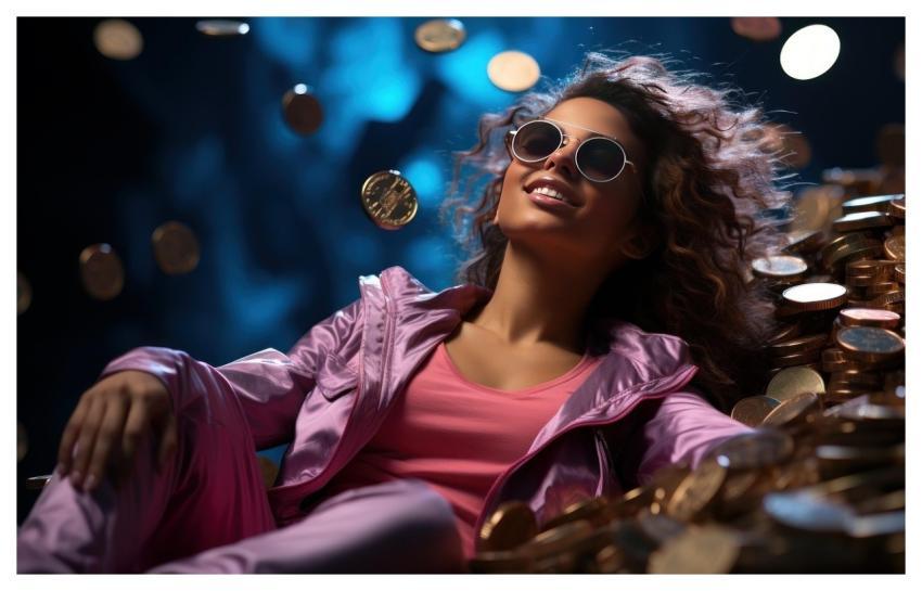 Woman Crypto Bitcoin Digital