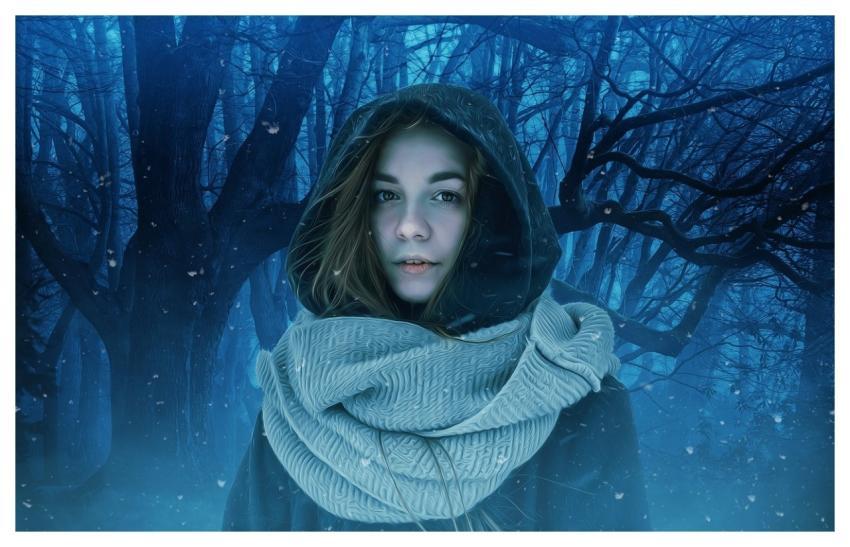 Woman Winter Snow Fantasy