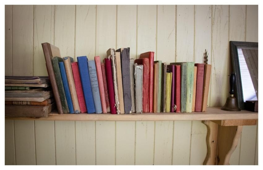 Books Shelf Vintage Old Books