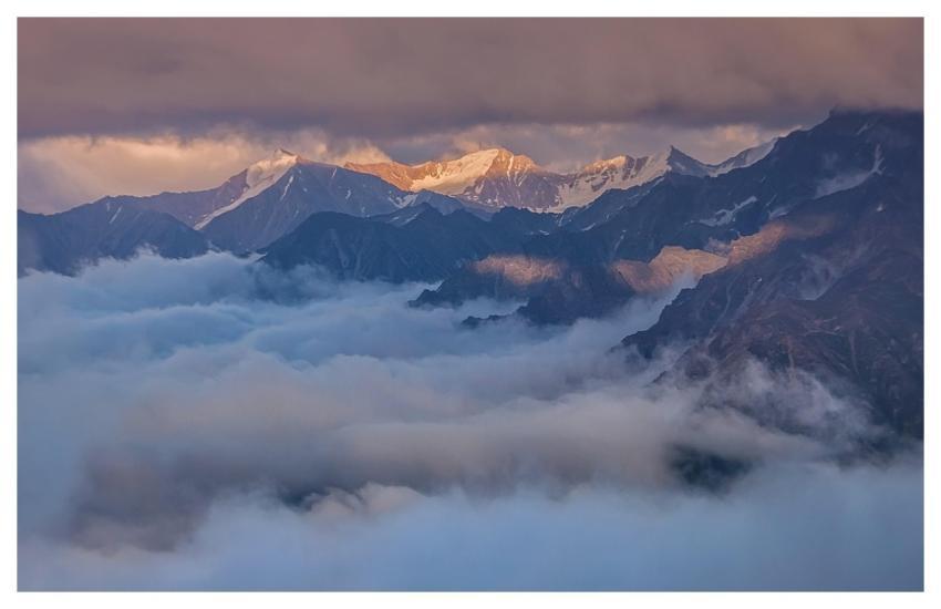 Caucasus Russia Mountains Fog