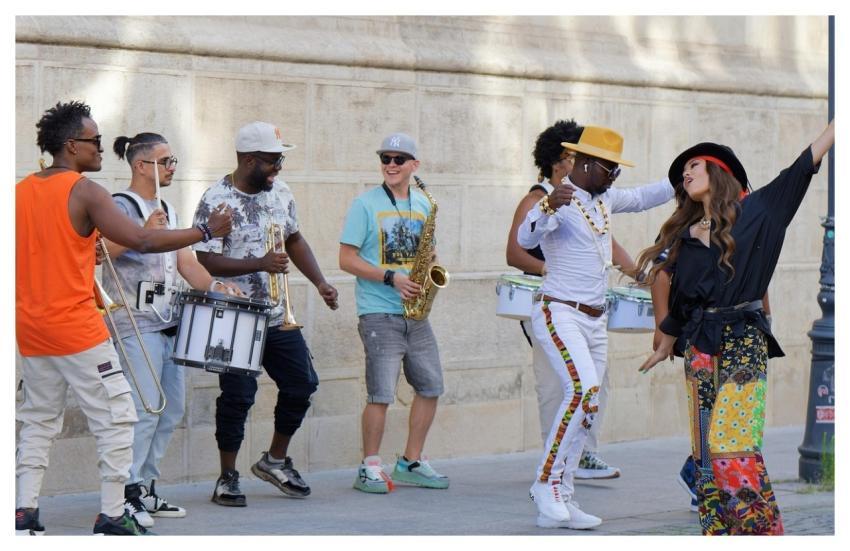 People Bandit Troop Musical Instrument