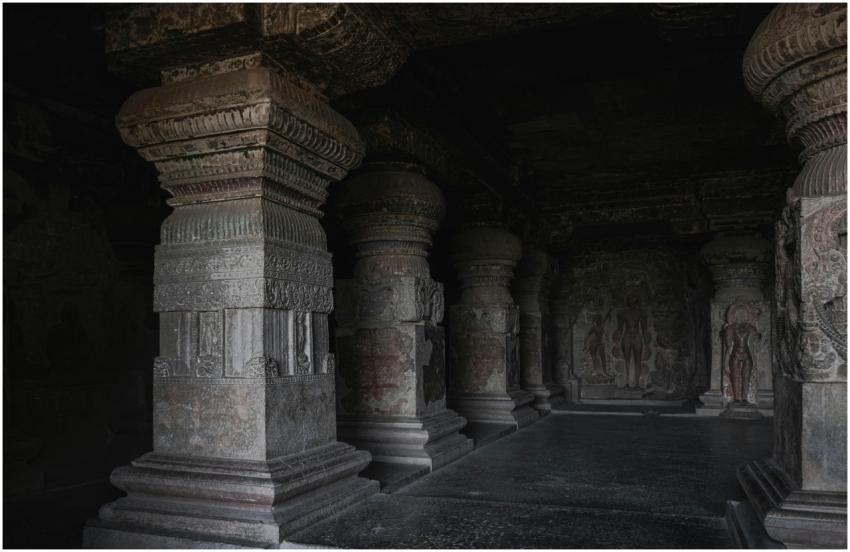 Explore the intricate stone carvings of the ancien