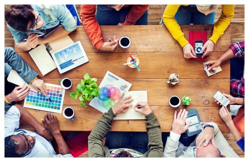 Designers Discussion Teamwork Diverse