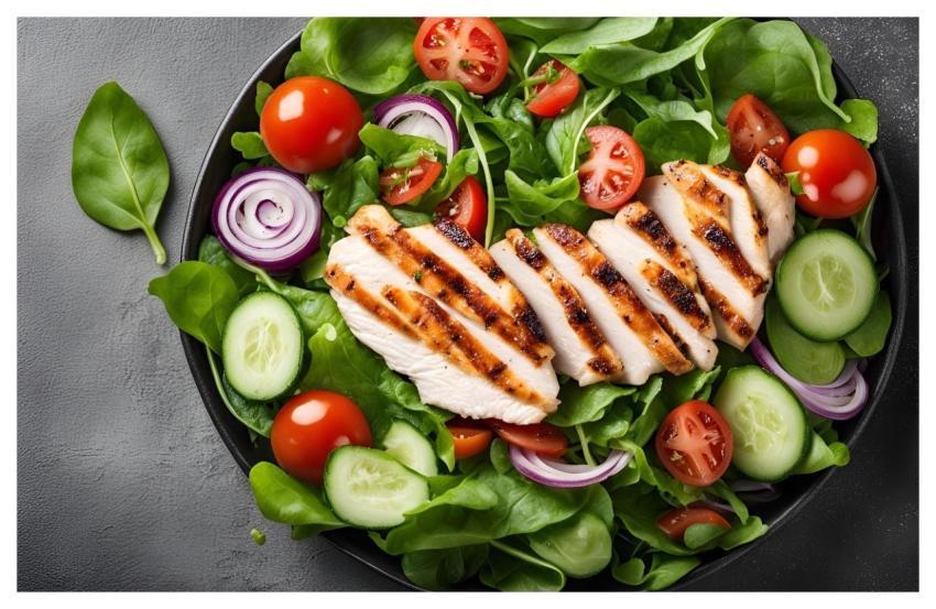 Chicken Cool Backgrounds Plating Food