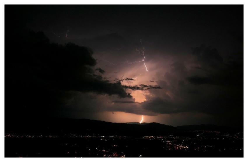 Lightning Eve Night Clouds