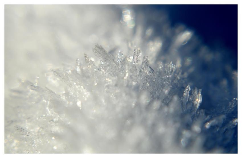 Ice Crystals Crystals Hoarfrost Laptop Wallpaper
