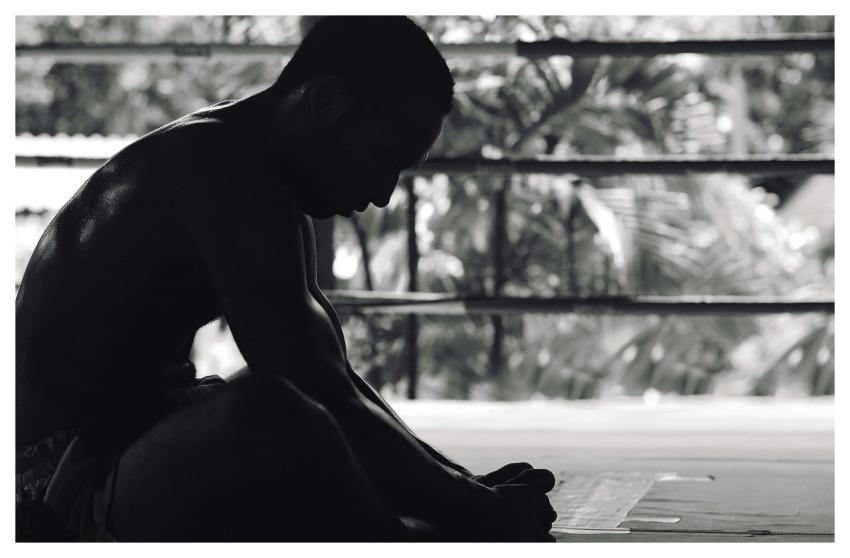 People Man Black And White Workout