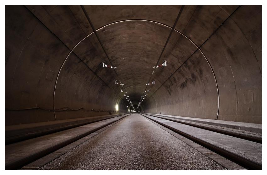 Tunnel Concrete Road Highway