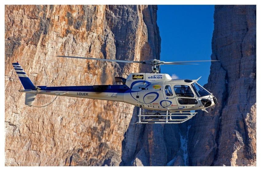 Helicopter Flight Mountains Aircraft