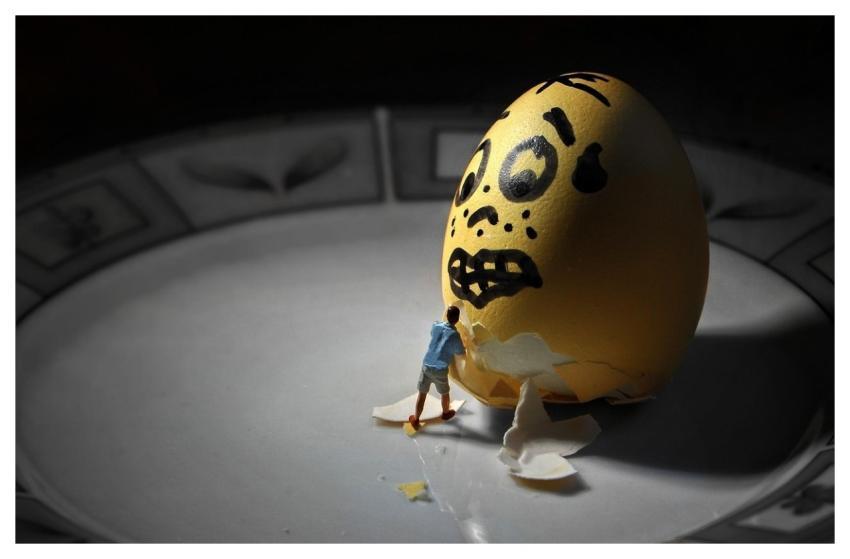 Egg Easter Egg Small People Tiny People