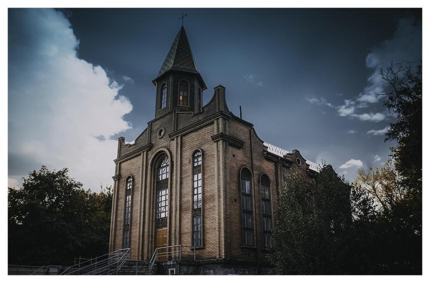 Church Gothic Architecture Cloudy Day Gloomy Weath