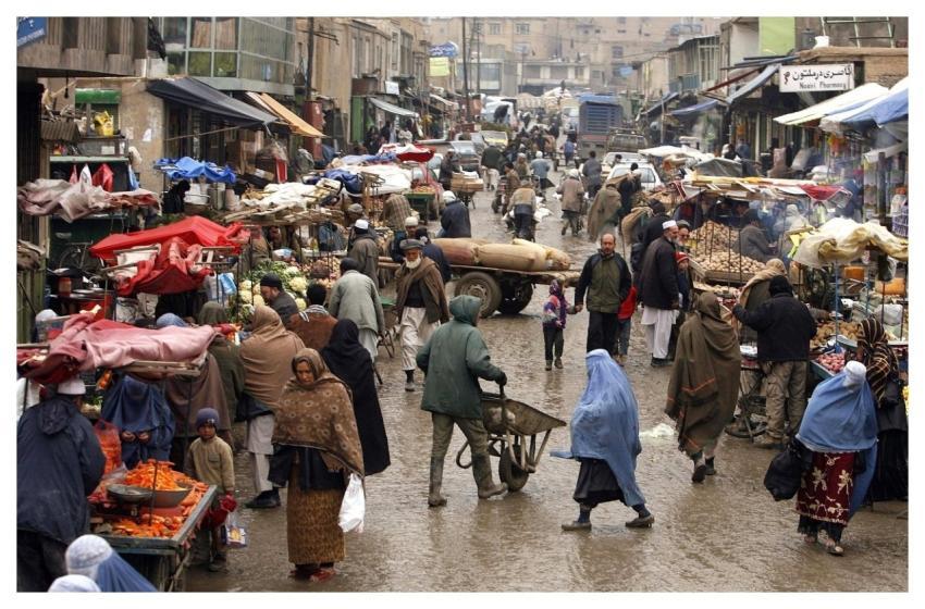 Afghanistan Town City People