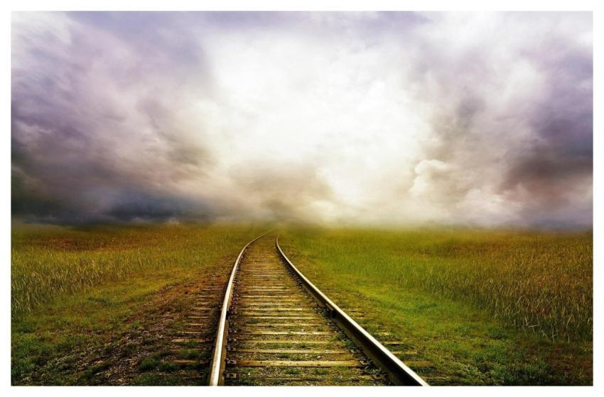 Railroad Landscape Countryside Rail