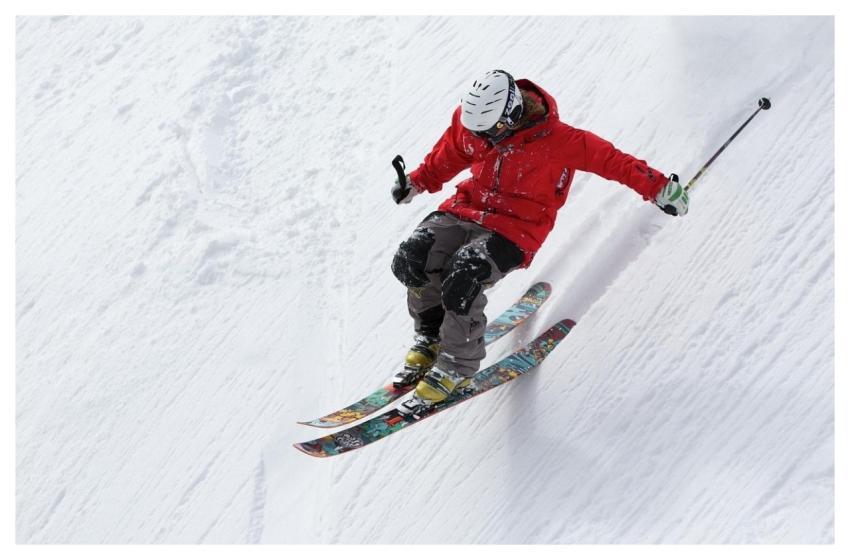 Man Skier Ski Skiing