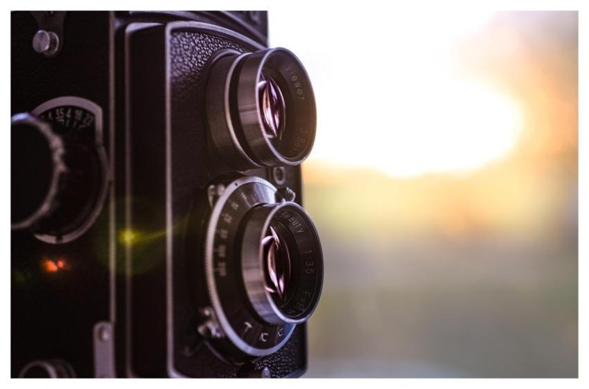 Camera Analog Twin-Lens Reflex Tlr