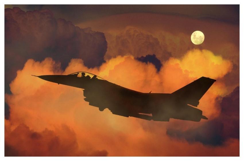 Airplane Jet Fighter F-16