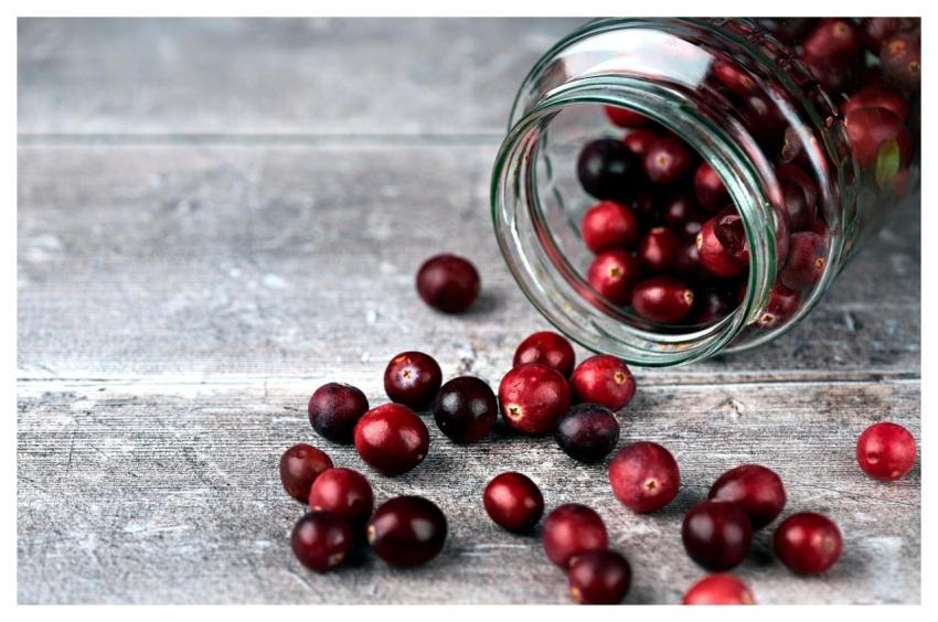 Cranberries Berries Fruits Jar