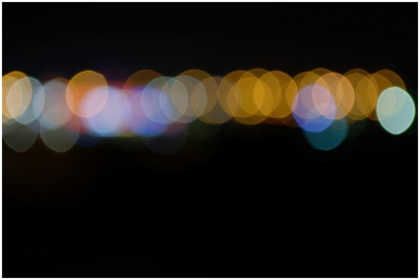 Vibrant out-of-focus lights create beautiful bokeh