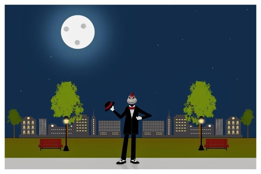 City Buildings Sidewalk Park Trees