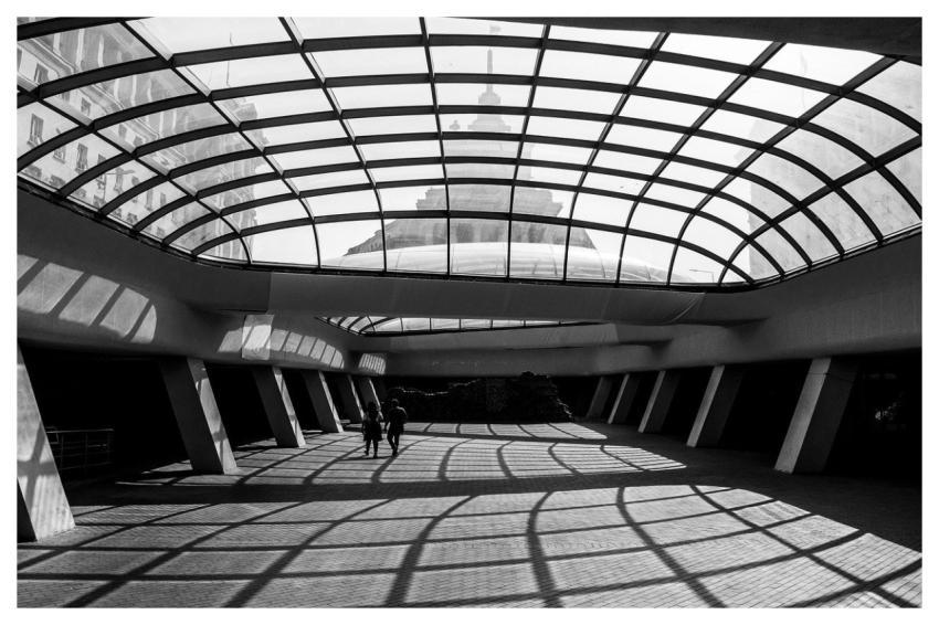 Architecture Sofia Black-And-White Monochrome