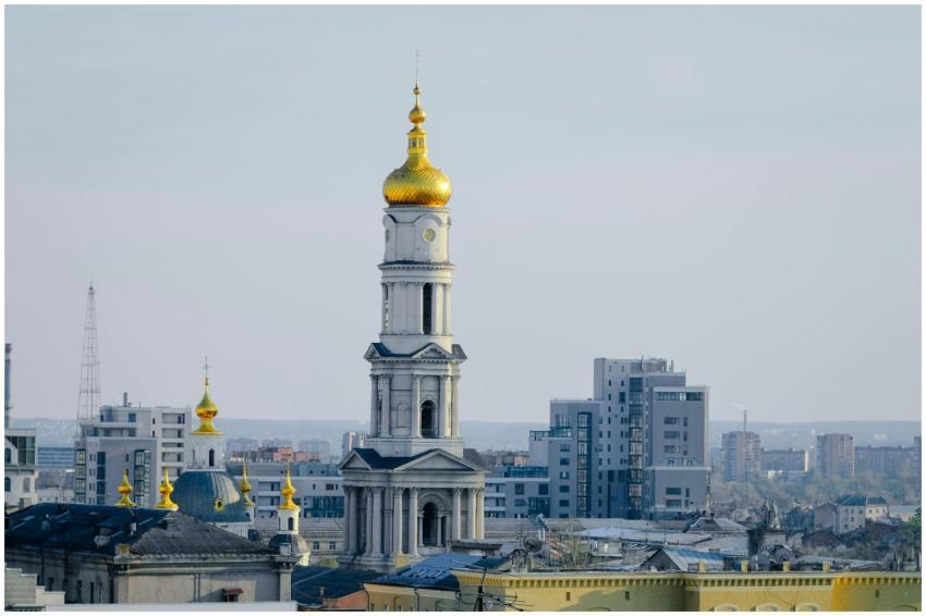 Elegant Baroque architecture of Assumption Cathedr