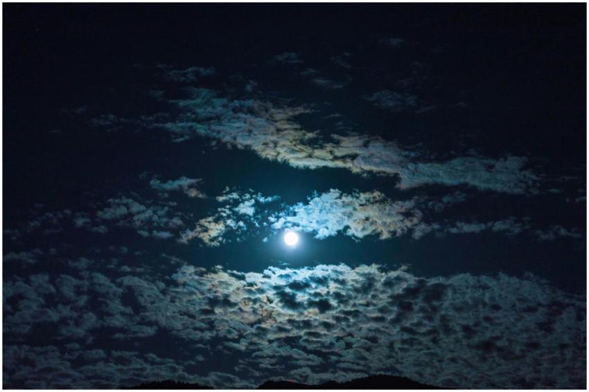 Capture of a dramatic night sky featuring a bright