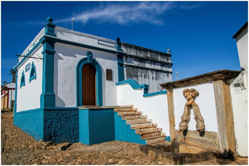 Rustic historic building with religious architectu