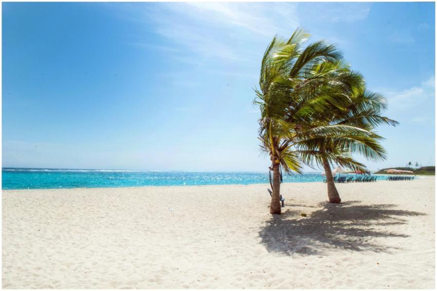 Serene tropical beach scene in La Luisa, Venezuela