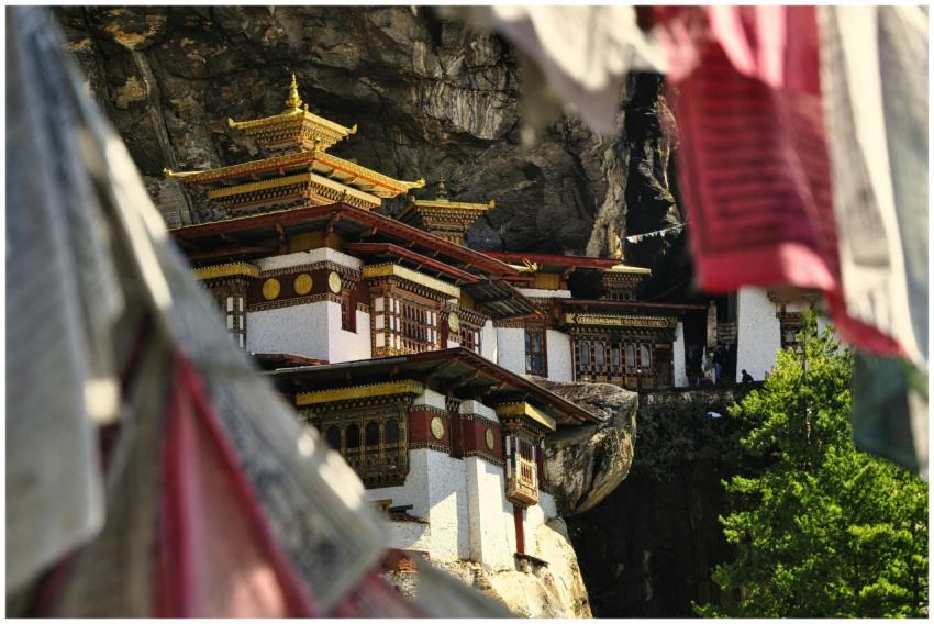 Capture of the iconic Paro Taktsang, a famous Budd