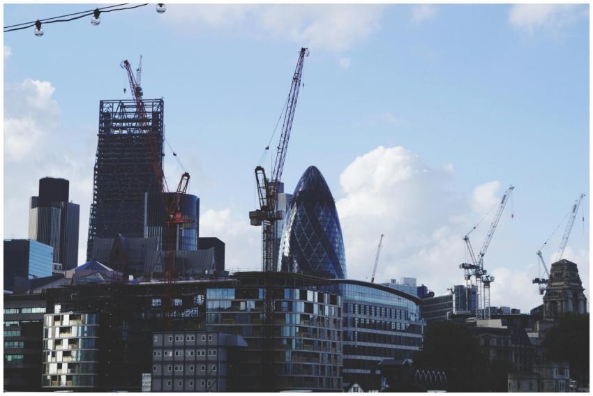 Iconic London skyline featuring skyscrapers and co