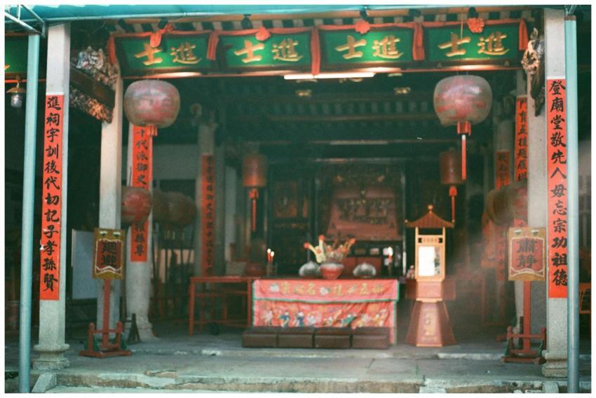 Traditional Asian Temple Red