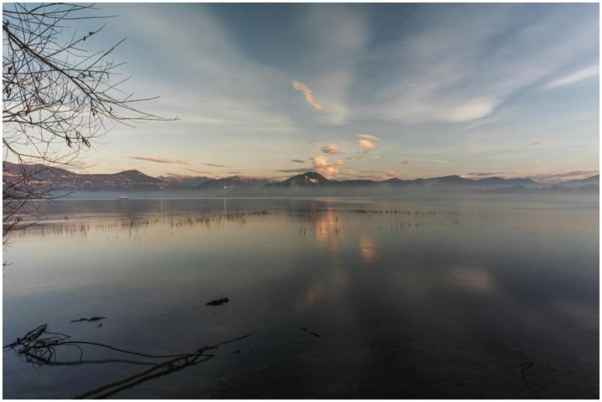 Serene Mountain Lake Dawn