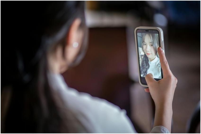 Young Woman Taking Selfie